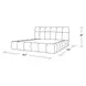 Escape Fluffy River Rock Queen Upholstered Panel Bed