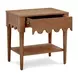 Oodle Walnut 1 Drawer Open Nightstand