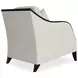 Pitch Perfect creame Upholstered Accent Chair with Pillow