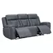 Maveric Bette Lapis 91" Zero Gravity Triple Power Reclining Sofa with Drop Down Table and USB Charging