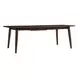 West End Saddle Brown Extendable Dining Room Set
