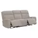 Traxton Jasper Taupe 92" Zero Gravity Triple Power Reclining Sofa with USB Charging