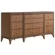 Harbor Lakeside Sepia 10 Drawer Dresser