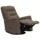 Dualis Snazzy Shiitake Manual Swivel Glider Recliner