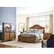 Ashbourne Cognac 6 Drawer Mayview Dresser with Rectangular Mirror