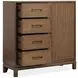 Ridgefield Russet 4 Drawer Door Chest
