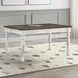 Joanna Brown and Cream Rectangular Kids Dining Room Set