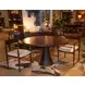 Provence Dark Sienna 54" Round Dining Table