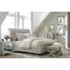 Jackie Crepe Queen Upholstered Sleigh Bed