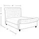 Jackie Crepe King Upholstered Sleigh Bed