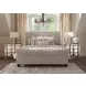 Jackie Crepe King Upholstered Sleigh Bed