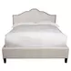 Jamie Flour Natural Performance Fabric King Upholstered Panel Bed