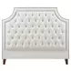 Jasmine Champagne Natural King Upholstered Panel Bed