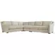 Ventura Beige 4 Piece Fabric Sectional