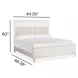 Whisperbay Sea Pearl and Driftwood Queen Upholstered Panel Bed