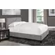 Jody Cornflower Gray Performance Fabric Queen Upholstered Panel Bed