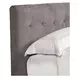 Jody Cornflower Gray Performance Fabric Queen Upholstered Panel Bed