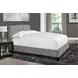 Jody Cornflower Gray Performance Fabric King Upholstered Panel Bed