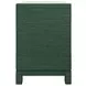 Blair Green Dyed Square 1 Drawer Glass Top Side Table
