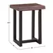 Jennings Brown 60" Rectangular Counter Height Table Set