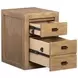 Plum Creek Sierra Brown 2 Drawer File Cabinet with Casters