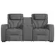 Tundra Simba Slate Motion Reclining Living Room Set with Wireless Charger and LED