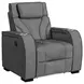 Tundra Simba Slate Motion Recliner with LED
