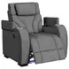 Tundra Simba Slate Motion Recliner with LED