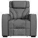 Tundra Simba Slate Motion Recliner with LED