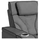 Tundra Simba Slate Motion Recliner with LED
