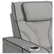 Tundra Simba Taupe Motion Recliner with LED