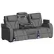 Tundra Simba Slate Motion Reclining Living Room Set with Wireless Charger and LED