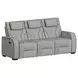 Tundra Simba Taupe 86" Motion Reclining Sofa with Wireless Charger and LED