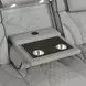 Tundra Simba Taupe 86" Motion Reclining Sofa with Wireless Charger and LED