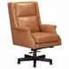 DC 132 RECY GCH Renaissance Cayanne Leather Upholstered Desk Chair