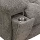 Branton Cabot Stone 90" Manual Reclining Sofa with USB Charging