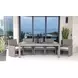 Montecito Canvas Natural Upholstered Outdoor Coronado Dining Chair with Self Welt