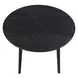 Willow Black Round Dining Room Set