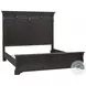 Hickory Creek Brown Velvet King Panel Bed