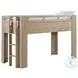 Bello Sandstone Twin Low Loft Bed