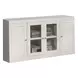 Boca Cottage White 12 Piece L Shape Entertainment Wall