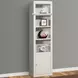 Boca Cottage White 12 Piece L Shape Entertainment Wall