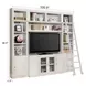 Boca Cottage White 5 Piece Entertainment Wall