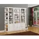 Boca Cottage White 6 Piece Library Wall With Corner Bookcases