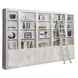 Boca Cottage White 6 Piece Library Wall