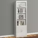 Boca Cottage White 6 Piece Library Wall