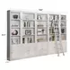 Boca Cottage White 6 Piece Library Wall