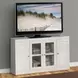 Boca Cottage White 6 Piece Entertainment Wall with Ladder