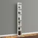 Boca Cottage White 9 Piece Entertainment Wall With Corner Bookcases