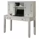 Boca Cottage White 48" Desk with Hutch